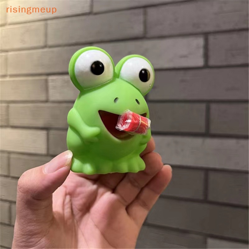 [risingmeup] ของเล่นฟิดเจ็ต รูปกบ ไดโนเสาร์ คลายเครียด ของขวัญคริสต์มาส สําหรับเด็ก