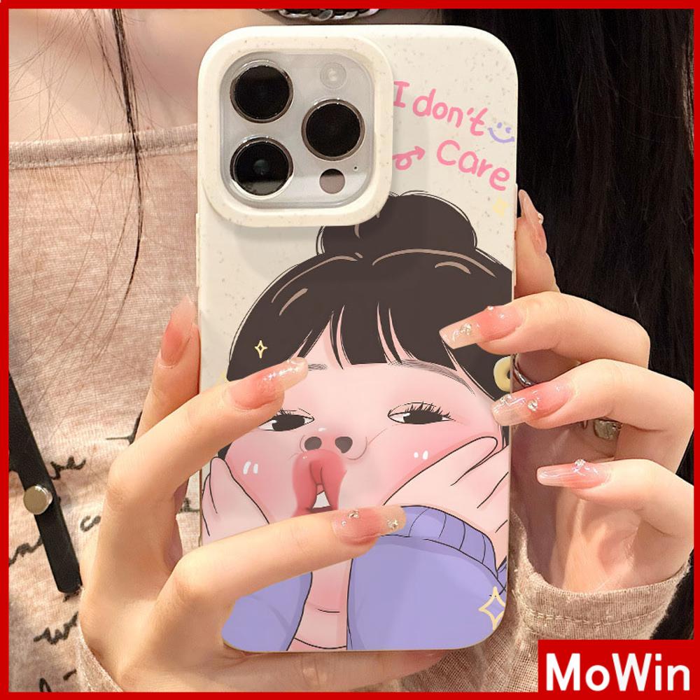 Mowin - เข้ากันได้สำหรับ 1511 เคส iphone 11 15 pro max กรณีเป็นมิตรกับสิ่งแวดล้อมสีขาวกรณีนุ่มปกป้องกล้องกันกระแทกแปลกน่าเกลียดตลกเด็กเข้ากันได้กับ 14 13 12 PRO XR XS 7 8 PLUS