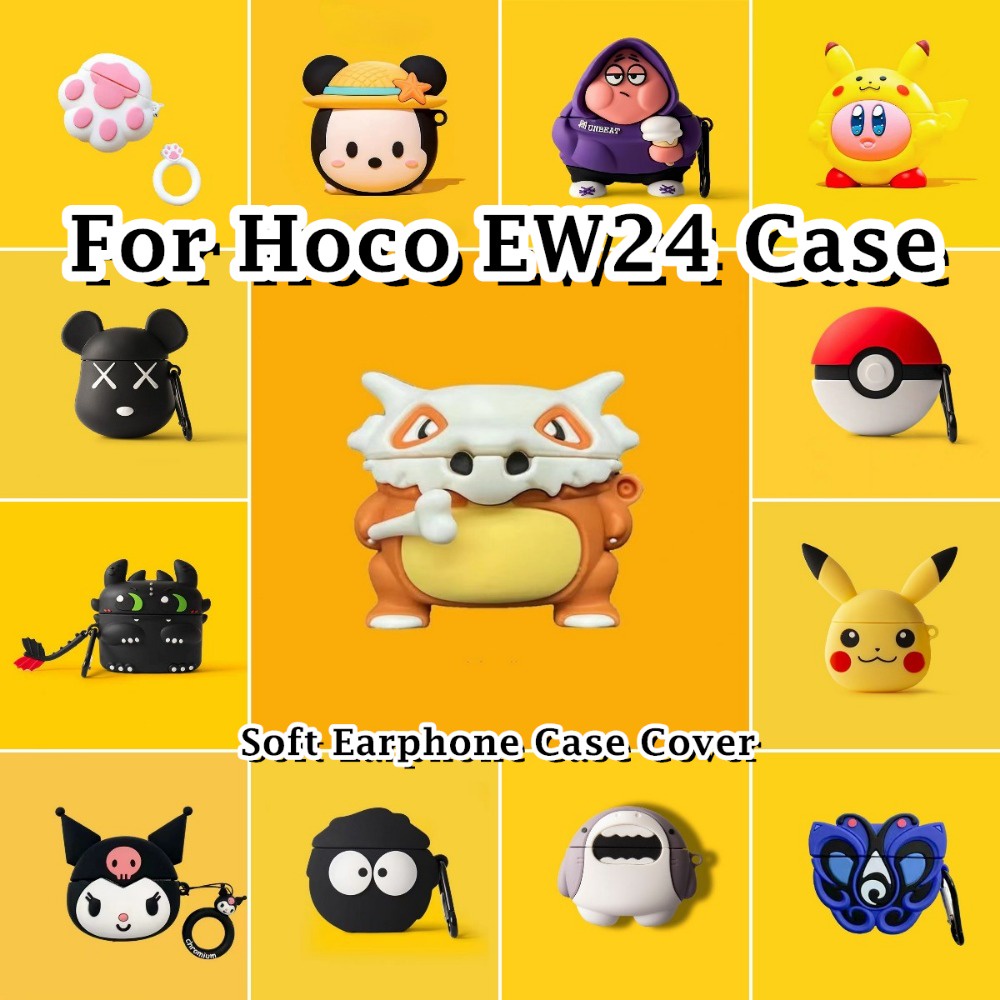 พร้อมส่ง! นําไปใช้กับ Hoco EW24 เคส Case เคสหูฟัง ลายการ์ตูนน่ารัก สําหรับ ซิลิโคนนุ่ม เคส เคสหูฟัง