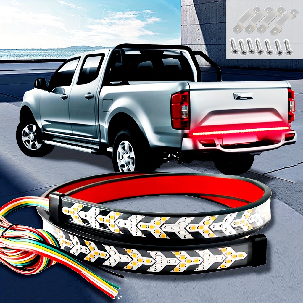 แถบไฟเลี้ยว LED สีแดง 24v สําหรับรถบรรทุก รถตู้ รถพ่วง SUV RV 1 ชิ้น