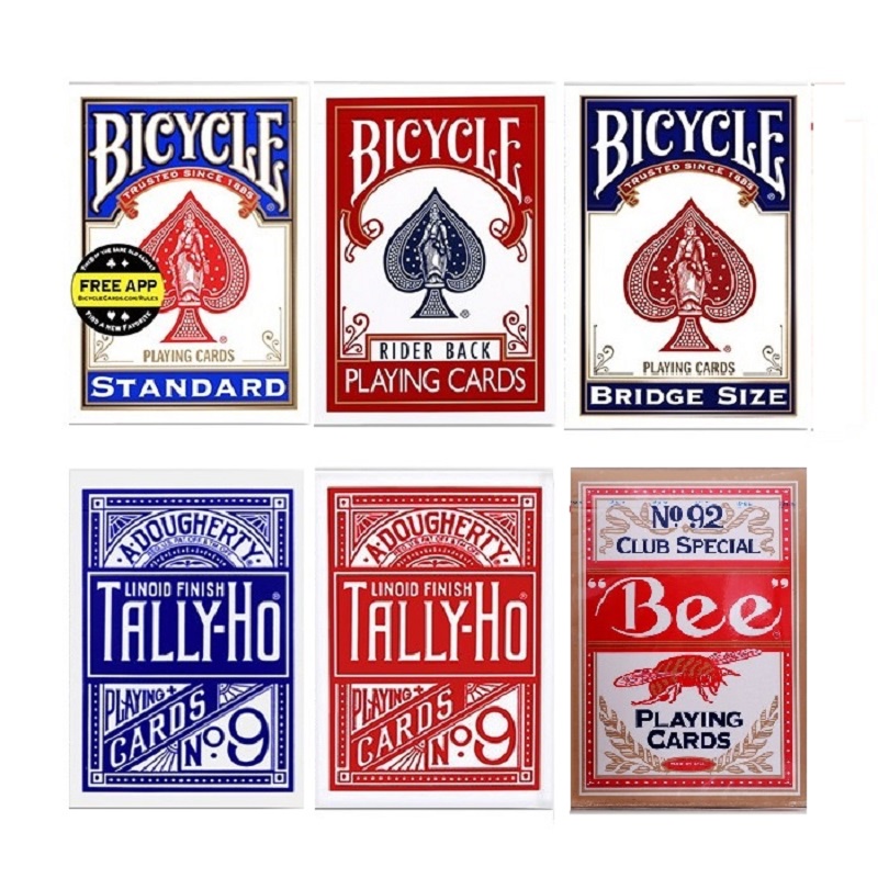 จักรยานไรเดอร์กลับดัชนีมาตรฐานเล่นไพ่ Tally-Ho Bee Deck Card เกม Magic Tricks