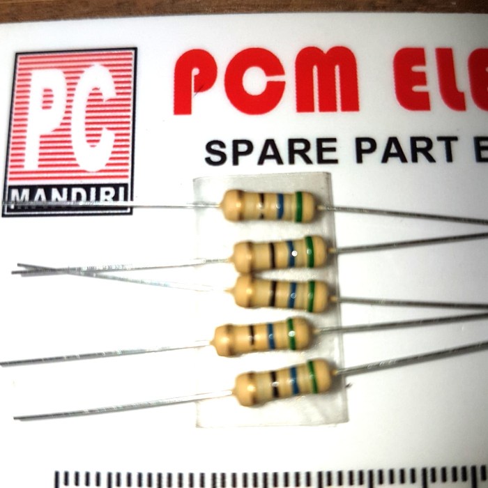 ตัวต้านทาน 0.50 1/2 W 56ohm 56R -BSS12