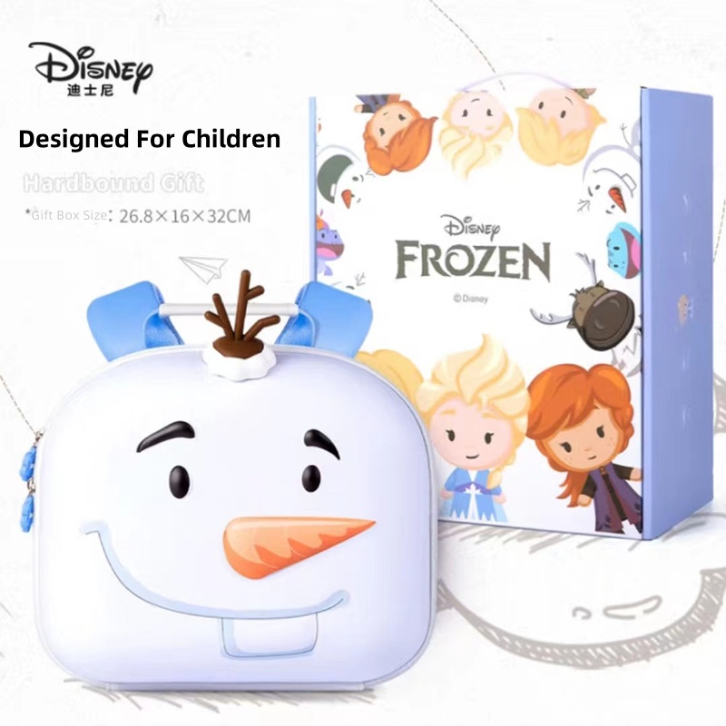กระเป๋าเป้สะพายหลัง ลายการ์ตูนดิสนีย์ Frozen สําหรับเด็ก