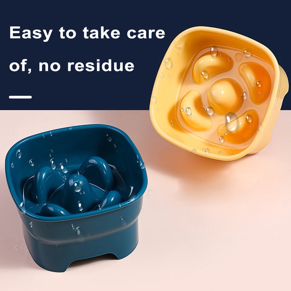 ชามใส่อาหาร ป้องกันการสําลัก ขนาดใหญ่ จุของได้เยอะ สําหรับสัตว์เลี้ยง สุนัข แมว