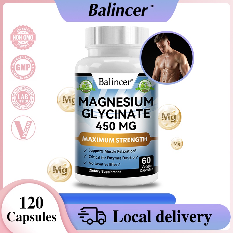 Balincer Magnesium Glycinate รองรับการผ่อนคลายกล้ามเนื้อระบบภูมิคุ้มกันและระบบประสาทเพื่อสุขภาพ