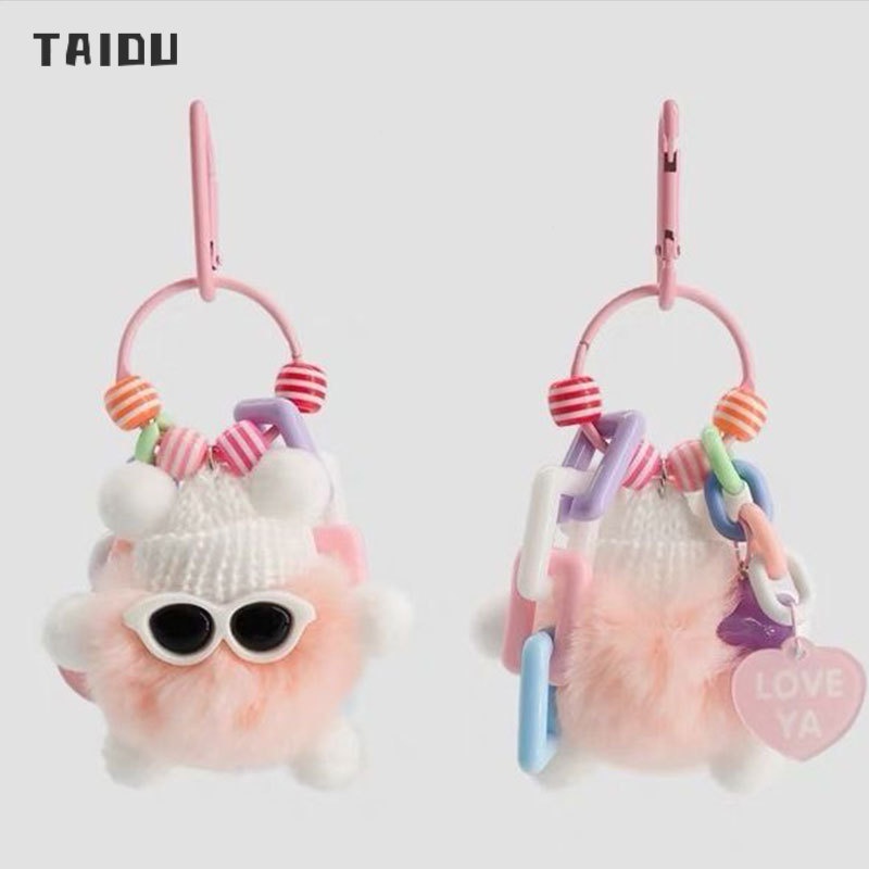 Taidu พวงกุญแจ จี้ตุ๊กตามอนสเตอร์น่ารัก ลําลอง diy