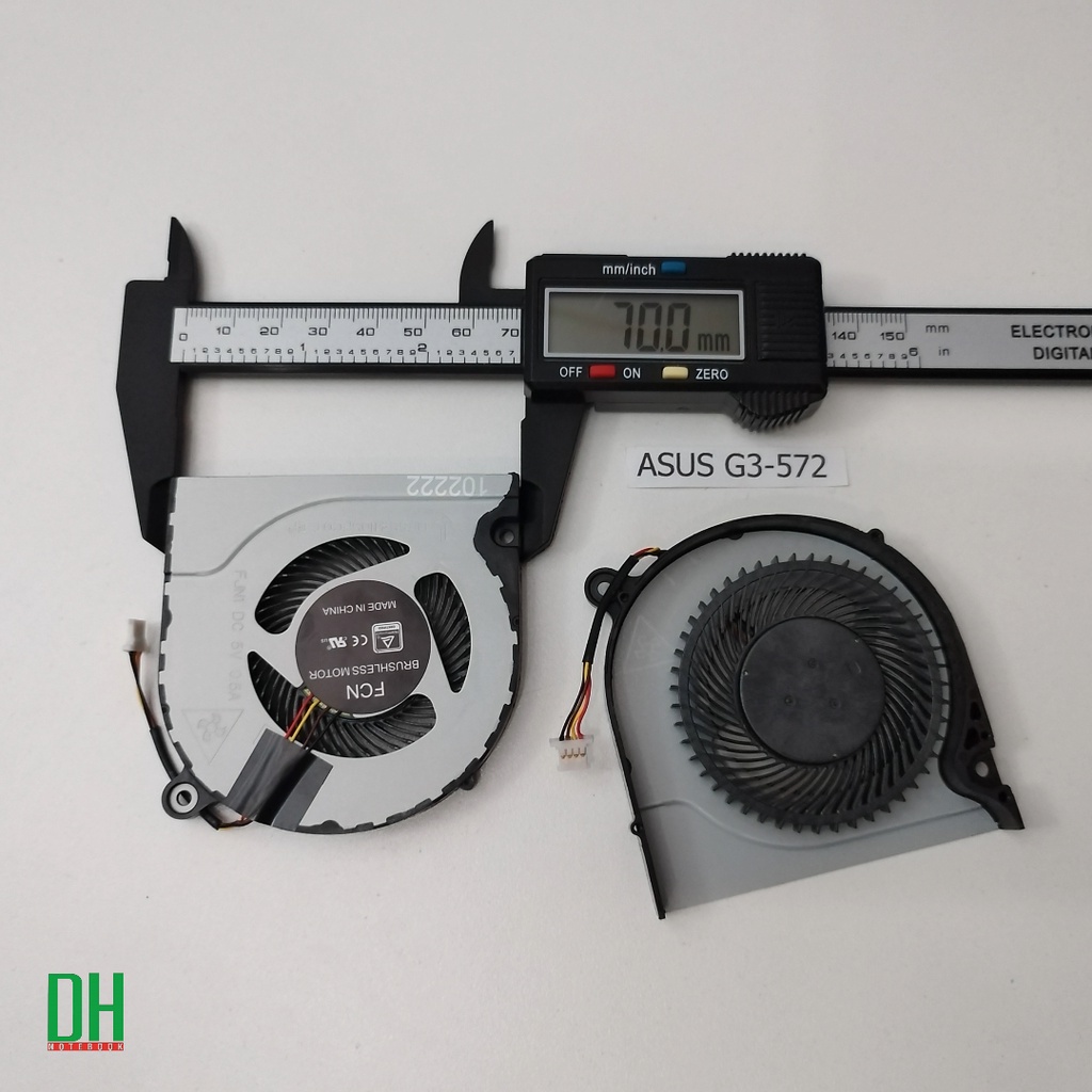 พัดลมระบายความร้อนแล็ปท็อป โน๊ตบุ๊ค ACER Predator Helios 300 G3-571, G3-572, A515-43, PH315-51 Laptop Cooling หนา 8 mm. ราคา ถูกที่สุด ดีลบีเคเค แกลเลอรีภาพที่ 2