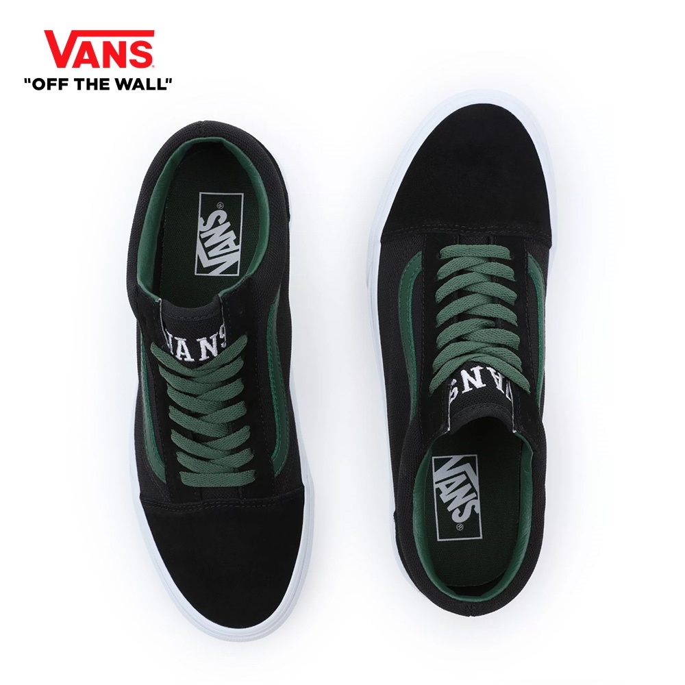 Vans Old Skool Shoes-Club Stone/เขียว [VN0005UFY4C] รองเท้า free shipping
