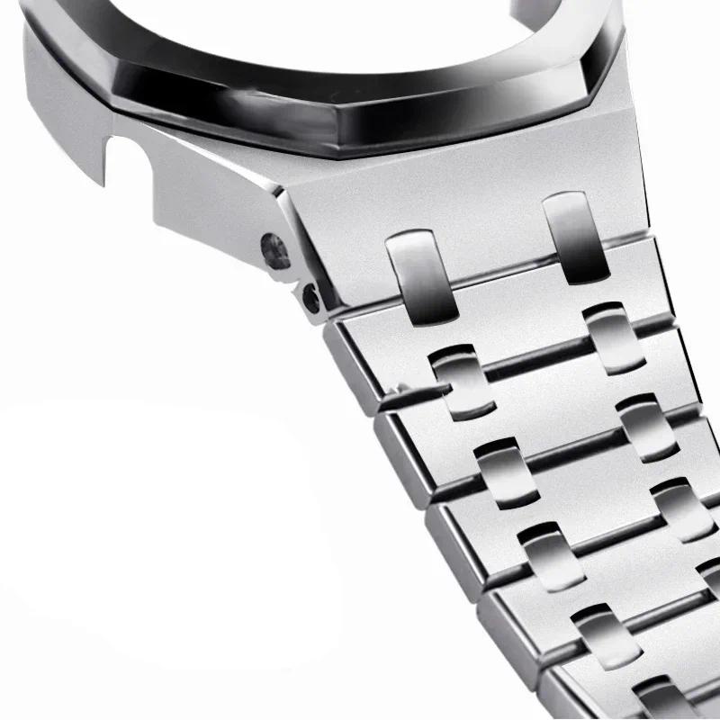 Gen4 ชุดกรอบโลหะ สเตนเลส พร้อมสกรู แบบเปลี่ยน สําหรับ casioak GA2100 GA-2110 Case Band For GAB 2100 2110