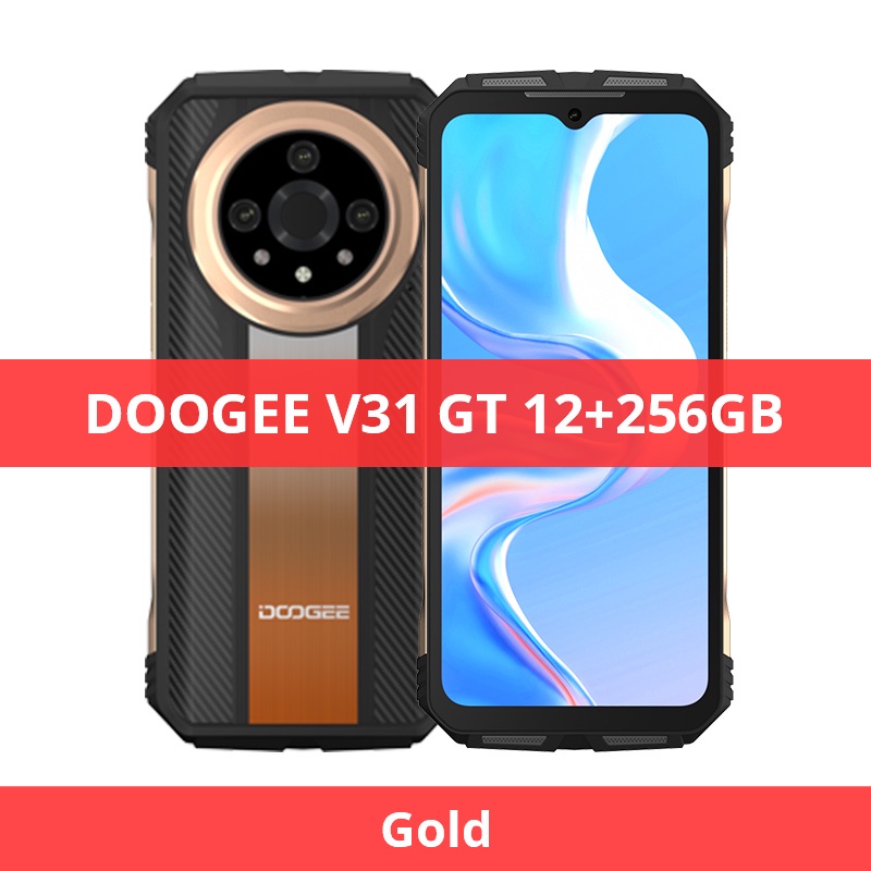 Doogee V31 GT สมาร์ทโฟน 1080 Octa Core 10800mAh แบตเตอรี่ขนาดใหญ่ 6.58 นิ้ว FHD 120Hz หน้าจอ 66W ชาร์จเร็ว