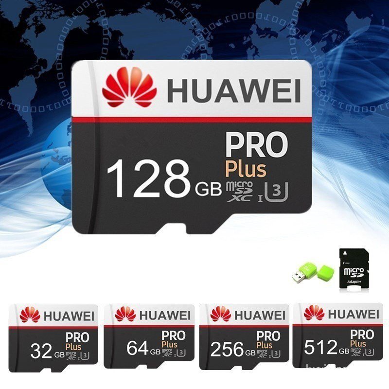ขายร้อนในสต็อก Huawei SD Card Class 10 TF Card 128Gb 256Gb 512Gb Micro Sd Card Memory Card