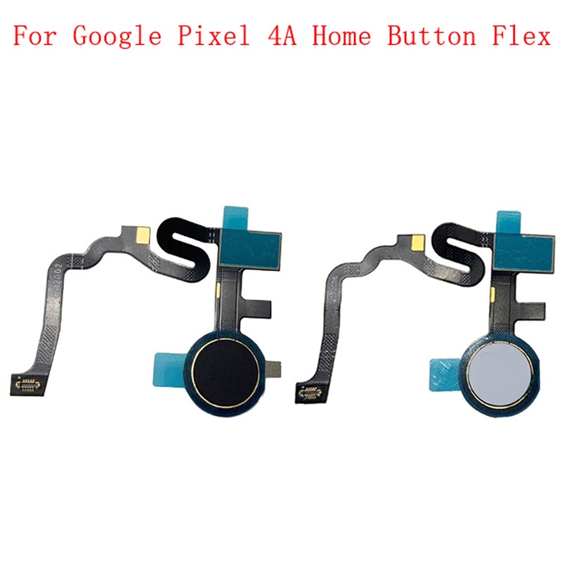 สายแพปุ่มโฮมเซ็นเซอร์ลายนิ้วมือ แบบเปลี่ยน สําหรับ Google Pixel 4A 4A 5G