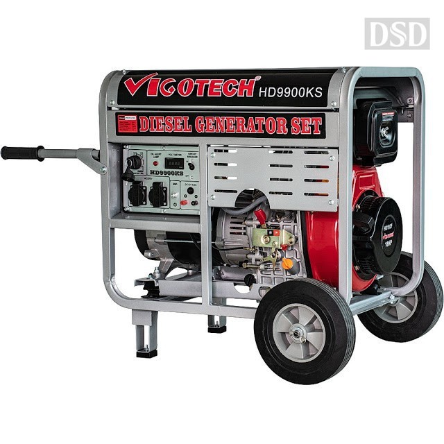 [พร้อมส่ง]🎆 VIGOTECH เครื่องปั่นไฟดีเซล 7,000 วัตต์ (HD9900KS)