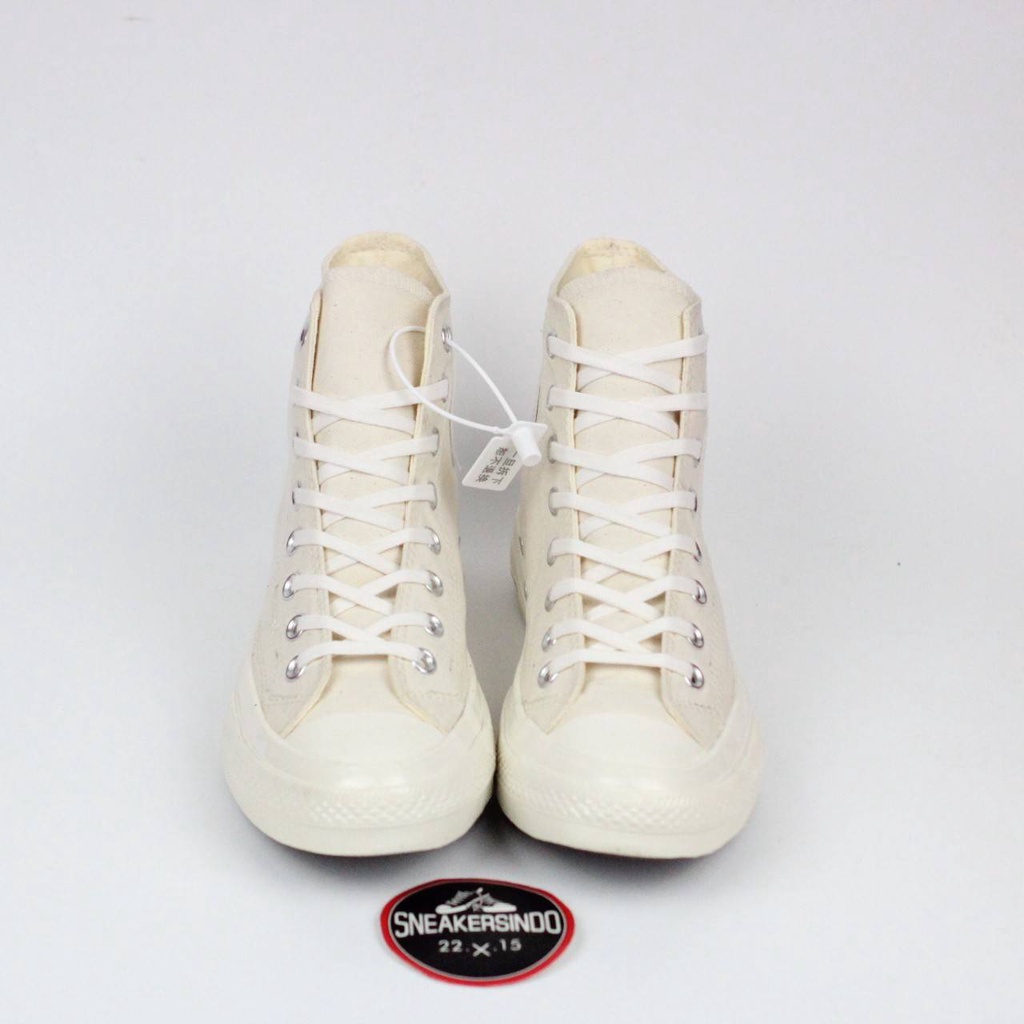 Converse Chuck Taylor All Star 70s Hi ผ้าใบลําลอง สีขาวกุหลาบ สไตล์วินเทจ แฟชั่น   รองเท้า สำหรับขา