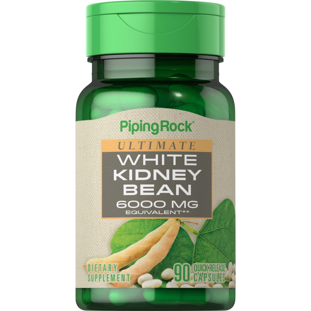 White Kidney Bean 6,000 mg. (90แคปซูล) สารสกัดจากถั่วขาว