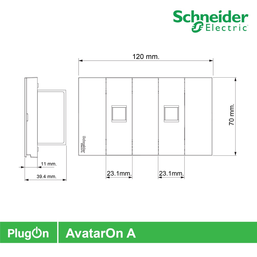 Schneider Electric ชุดเต้ารับคอมพิวเตอร์ (LAN)CAT6 ขนาด 1ช่อง 2ตัว พร้อมฝาครอบสีขาว รุ่น AvatarOn A ราคา ถูกที่สุด ดีลบีเคเค แกลเลอรีภาพที่ 4