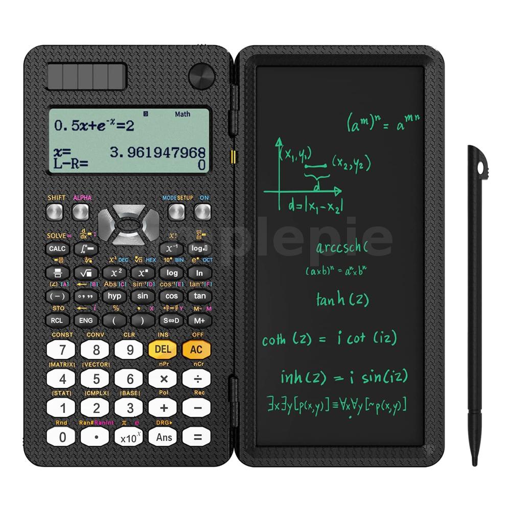 Newyes เครื่องคิดเลขวิทยาศาสตร์ 991ES 6.5 นิ้ว พร้อมแท็บเล็ต LCD และเครื่องคิดเลขวิทยาศาสตร์ พลังงานแสงอาทิตย์ 417 ฟังก์ชั่น