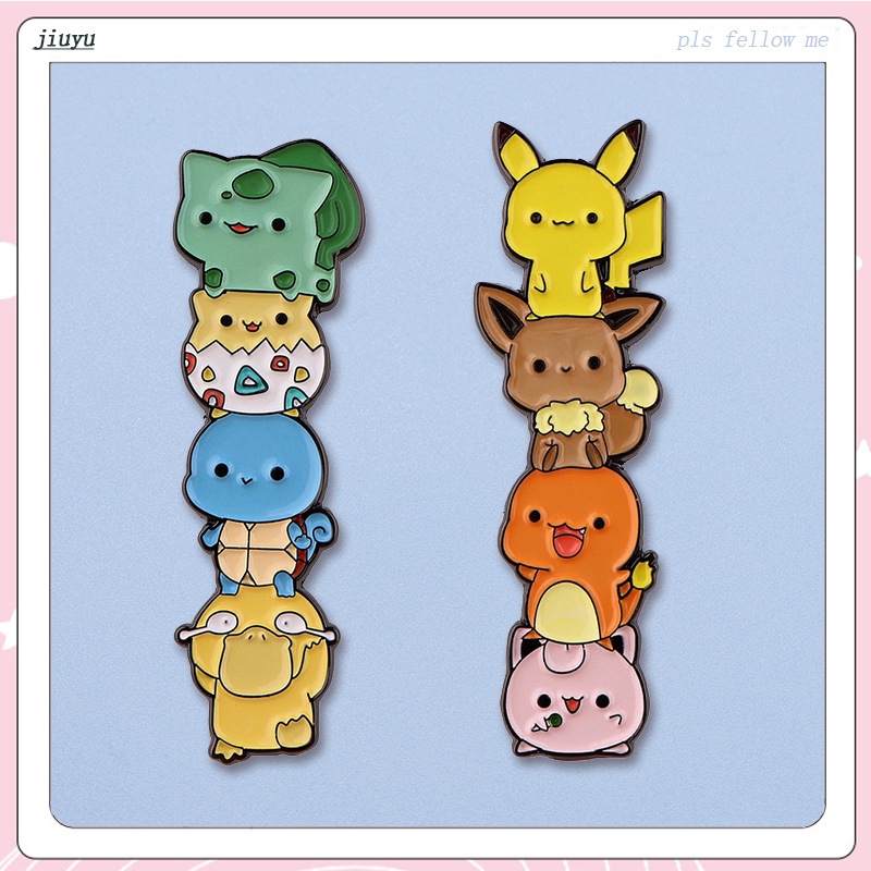 เข็มกลัด รูปการ์ตูนอนิเมะ Pok É Mon Badge Pisn น่ารัก เครื่องประดับ ของขวัญ
