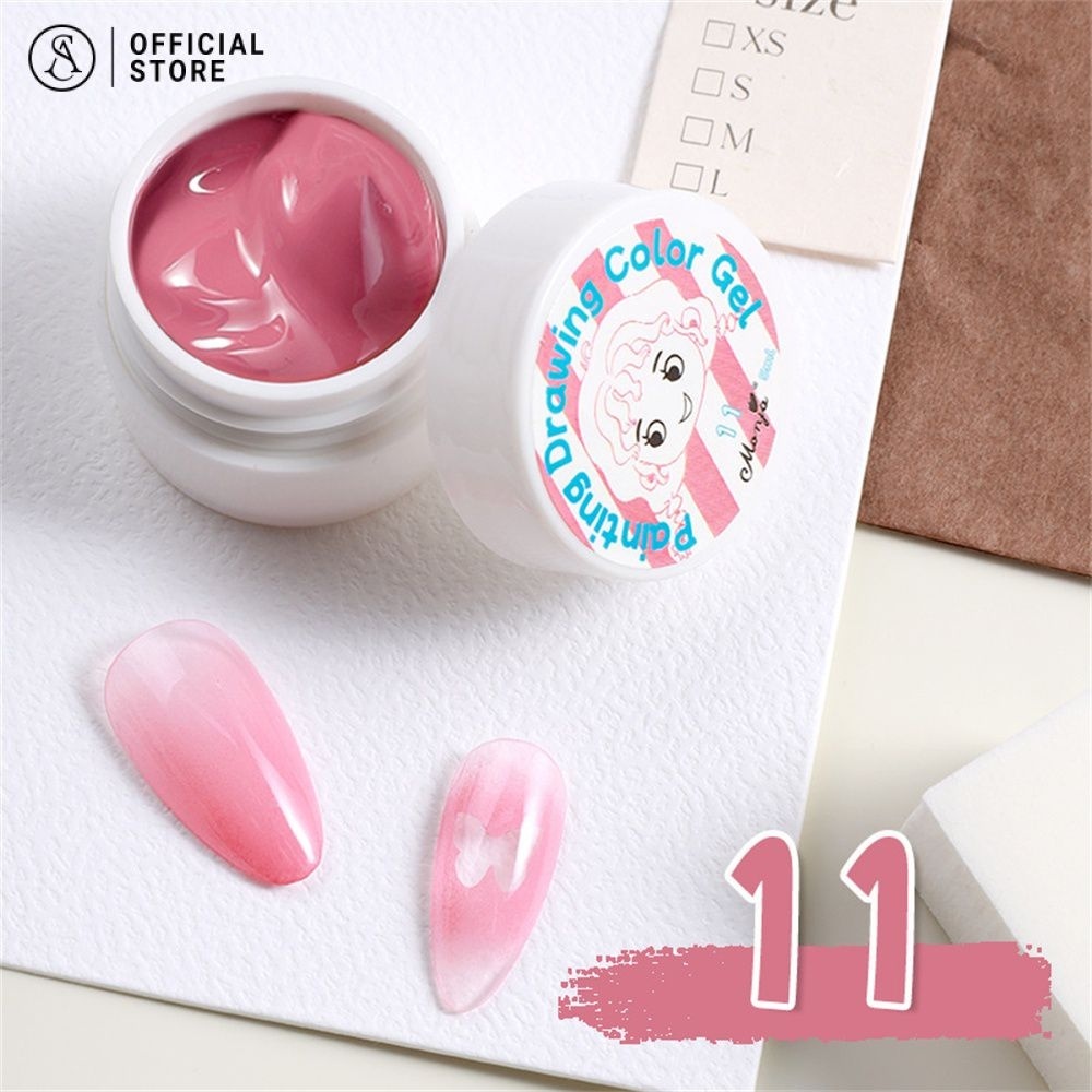 สีทาเล็บเจล กาวทาสีแห้งเร็วแบบไม่ล้างกาวทาสีกระป๋องที่เต็มไปด้วยสีและเจลทาเล็บเนียนนุ่ม