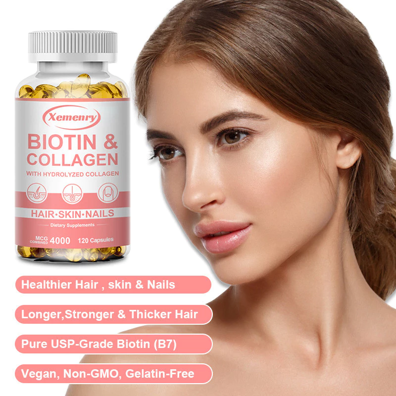 Biotin Collagen 4000 Mcg - วิตามินบำรุงสุขภาพผม ผิว เล็บ กระดูกและข้อ thumbnail 8