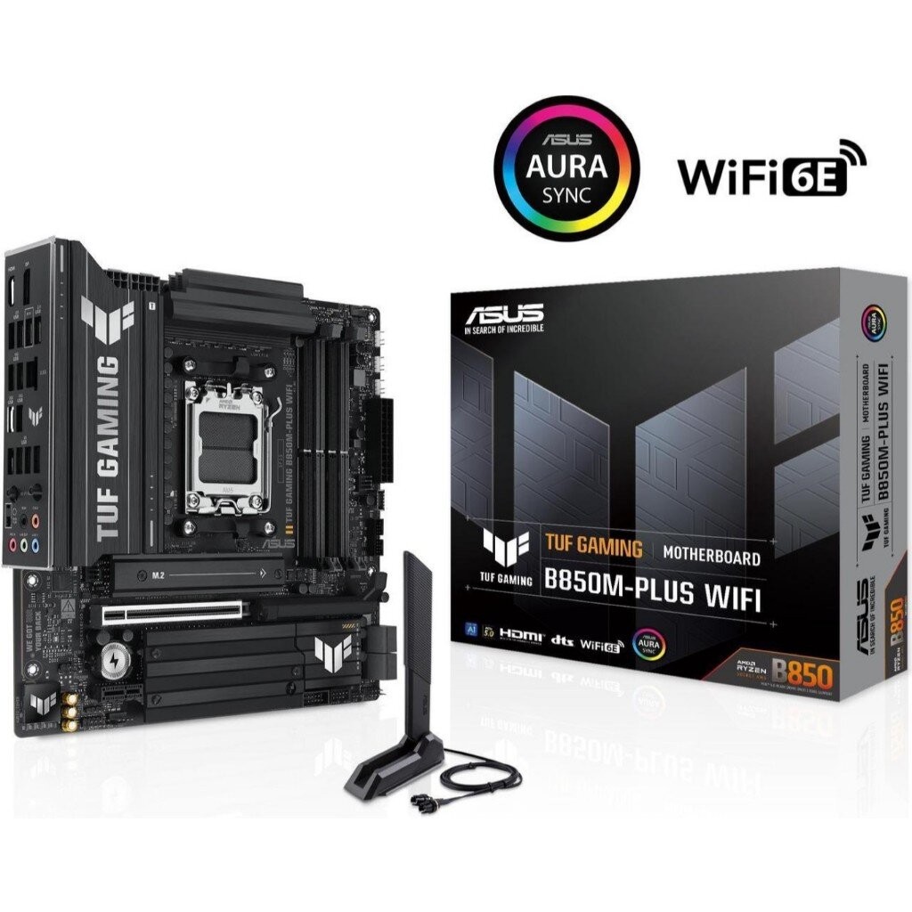 ASUS TUF GAMING B850M-PLUS WIFI AM5 Micro-ATX Mainboard