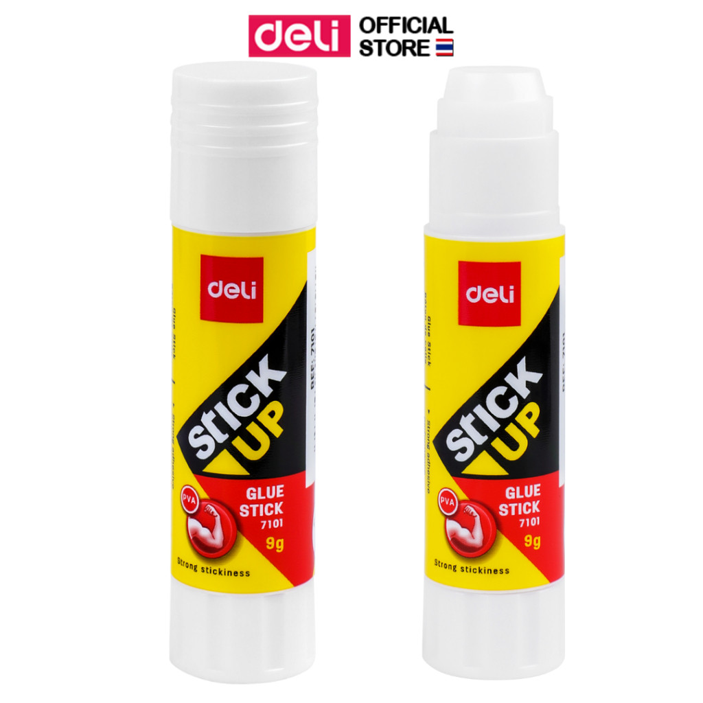 กาวแท่ง Deli กาวติดบอร์ด กาวพกพา สะดวก เหนียว ทนทาน ติดแน่น อุปกรณ์สำนักงาน งานศิลปะ ขนาด 9 กรัม (แพ็ค 1 แท่ง) - รูปที่ 2