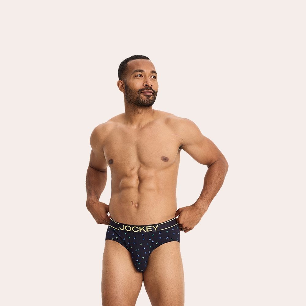JOCKEY UNDERWEAR กางเกงในชาย EU FASHION รุ่น KU 1511242 F24 BRIEFS - สีน้ำเงิน