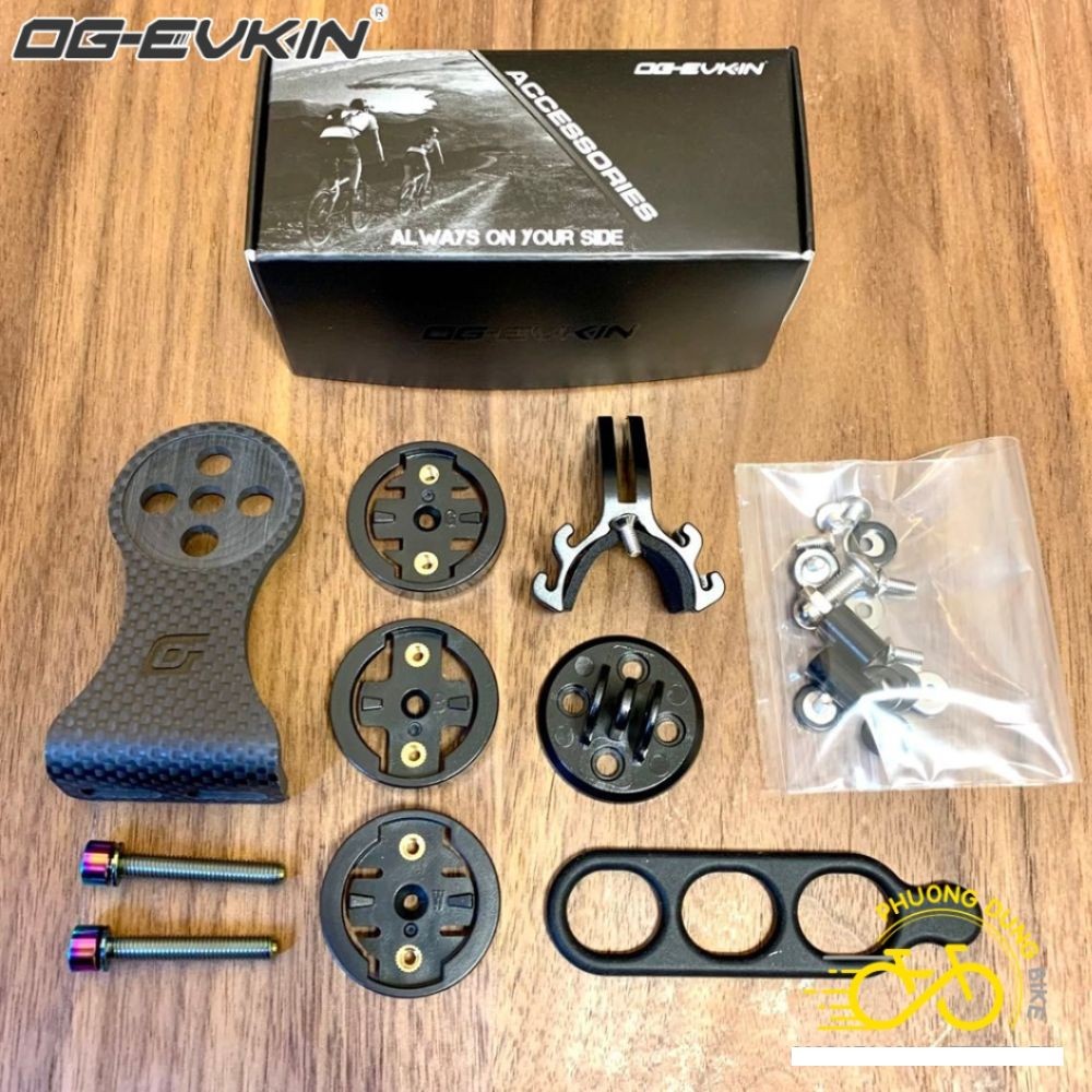 ราคา OG-EVKIN Carbon สําหรับ Cateye, Garmin, Bryton นาฬิกาพร้อมที่วางไฟสําหรับจักรยาน