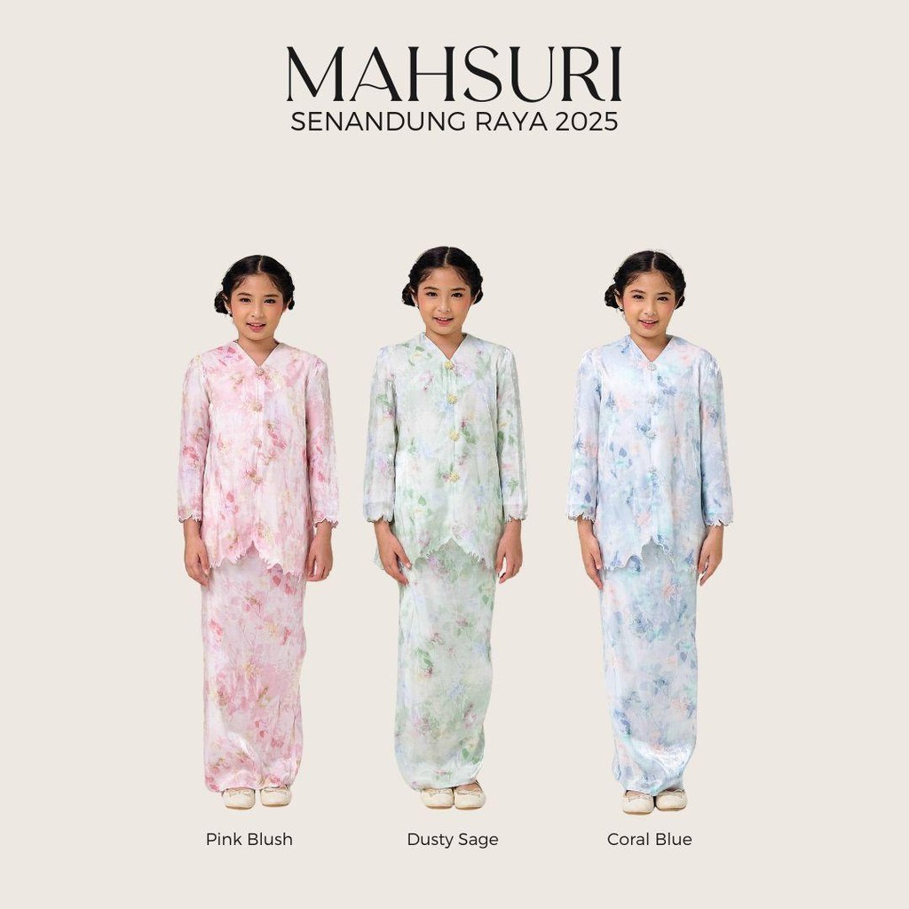 Baju Kurung Raya 2025 Mahsuri Kids Theins