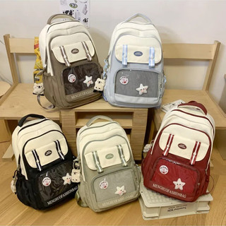 Schoolbag for Girls Junior High School Students Lightweight Large Capacity New Style High School Fifth and Sixth Grade Elementary School Students