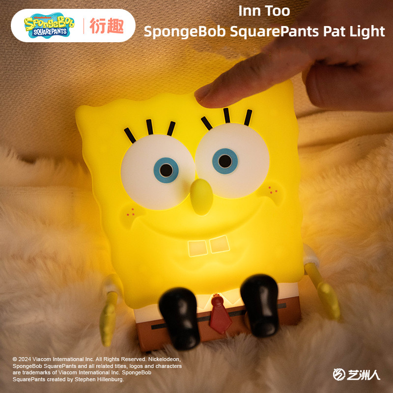 Inn Too SpongeBob SquarePants Pat Light Night Light ห้องนอน Sleep Light ชายหญิงของขวัญวันเกิดเด็ก
