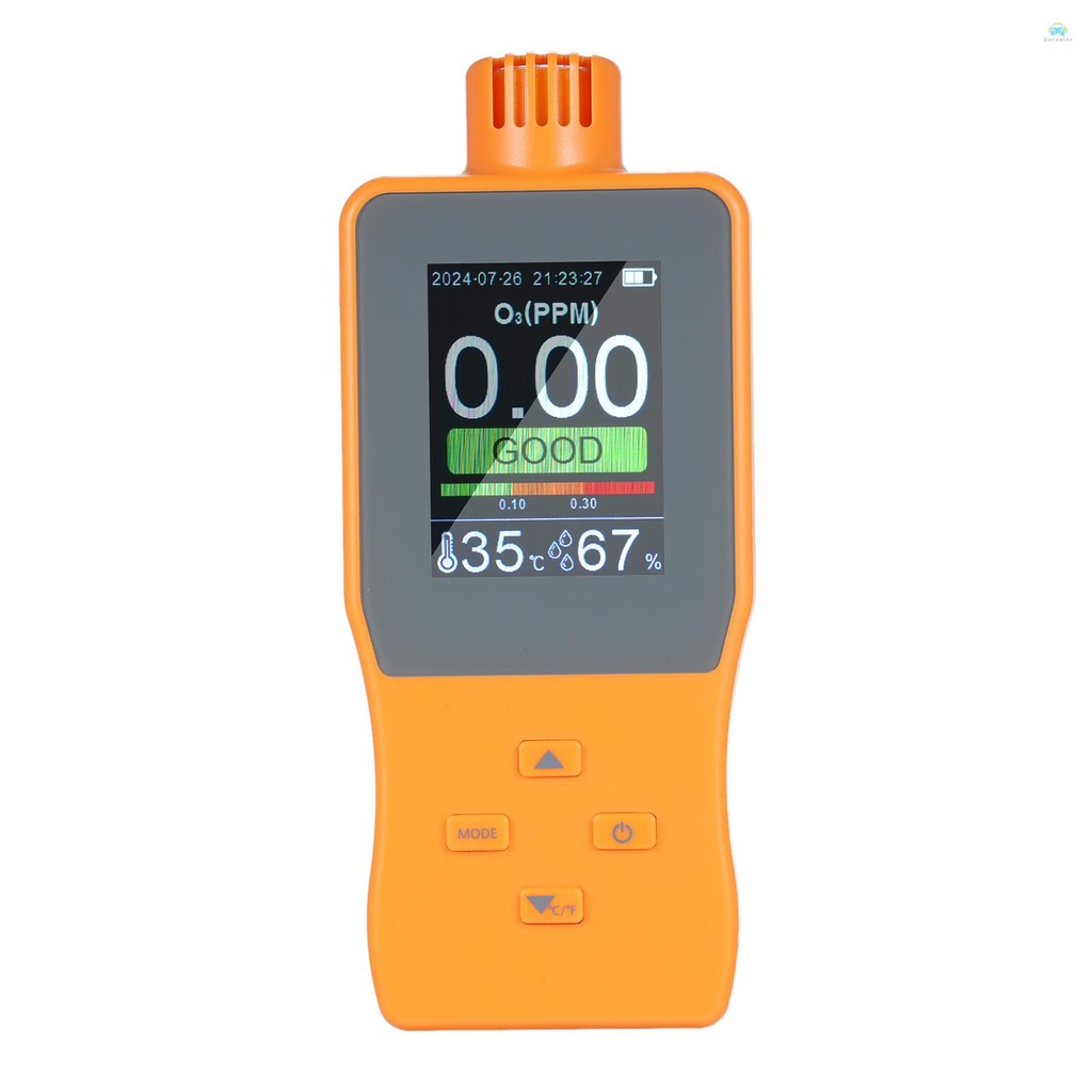 O3 เครื่องวิเคราะห์เครื่องตรวจจับโอโซนแบบพกพากลางแจ้งในร่ม Air Quality Meter มัลติฟังก์ชั่น Air Quality Monitor เครื่องวัดความชื้นอุณหภูมิพร้อมคุณภาพ FulAir