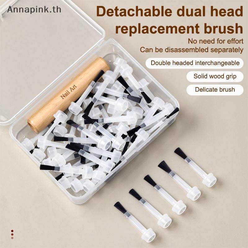 Ank 1 กล่องทิ้งยาทาเล็บแปรงยาทาเล็บขวดเปลี่ยนแปรงเล็บแปรง Liquid Applicators เครื่องมือแต่งเล็บ EN
