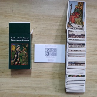 Smith-waite Tarot Deck Centennial Edition ไพ่ทาโรต์ ของเล่นสําหรับเด็ก 80 ชิ้น