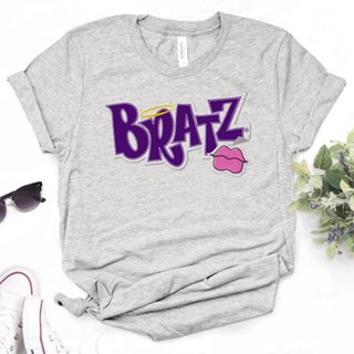 เสื้อยืด พิมพ์ลายการ์ตูนอนิเมะ bratz y2k สําหรับผู้หญิง