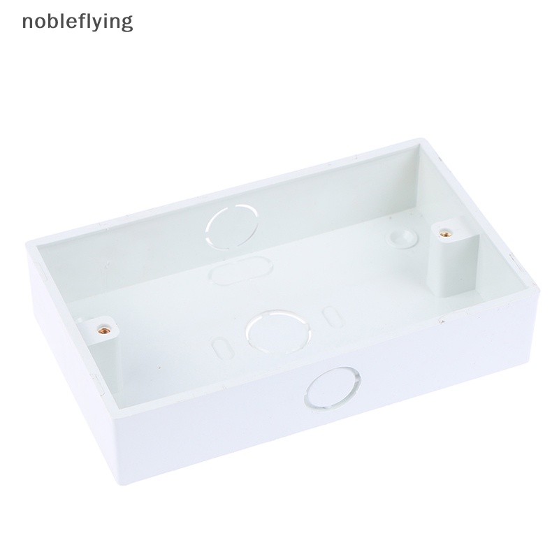Nf 1PCS 146*86 มม.ผนังผนังพลาสติกซ็อกเก็ต Cassette ด้านนอกผนัง Junction กล่อง nobleflying