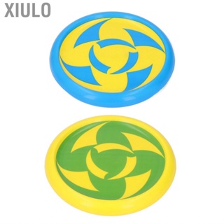 Xiulo Flying Disc Toy  Plastic Soft Smoothing Texture for Lawn
