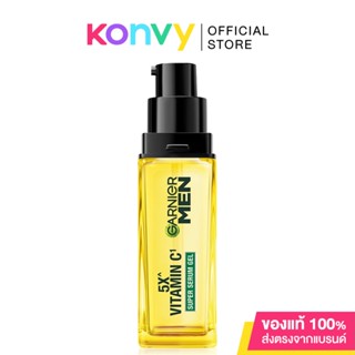 การ์นิเย่ เมน เทอร์โบ ไบรท์ ซูเปอร์ เซรั่ม เจล 30มล Garnier Men Turbo Bright Super Serum Gel 30ml.