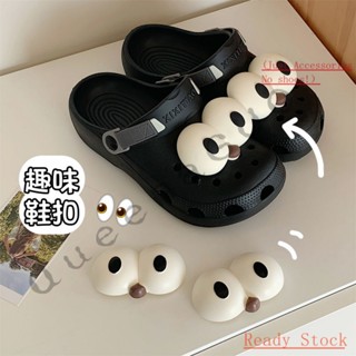 CROCS Jibbitz set（ไม่รวมรองเท้า）Cute funny big eyes อุปกรณ์เสริมหัวเข็มขัด น่ารัก สําหรับตกแต่งรองเท้า DIY