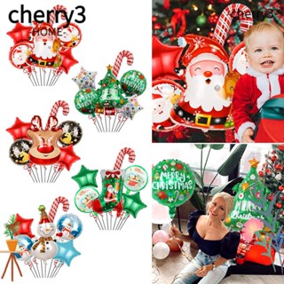 Cherry3 ลูกโป่ง ลายซานตาคลอส คริสต์มาส สําหรับเด็ก