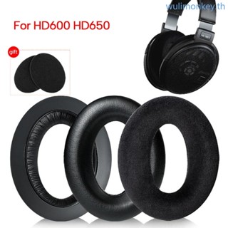 Wu แผ่นฟองน้ํารองหูฟัง แบบหนา ระบายอากาศ สําหรับ HD600 HD650 HD545 HD565