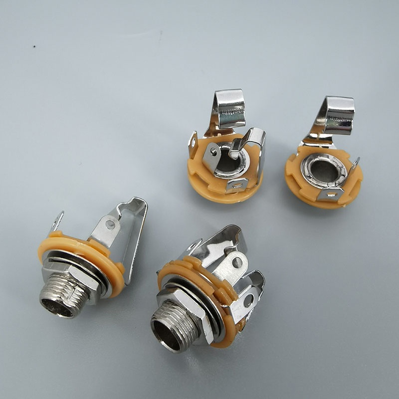 Pj Series อะแดปเตอร์ซ็อกเก็ตแจ็คหูฟัง PCB ตัวเมีย 6.35 มม. 6.5 1/4 นิ้ว 3.5 มม. PJ-612A PJ-324