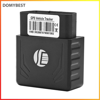 ❤ Domybest อุปกรณ์ติดตามยานพาหนะ TK306 OBD GPS Tracker GSM OBD2 16Pin #Q