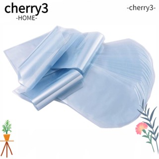 Cherry3 ถุงห่อสบู่ PVC ทรงกลม ขนาดเล็ก 4x6 นิ้ว 100 ชิ้น