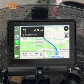 เครื่องนําทาง GPS 5 นิ้ว กันน้ํา หน้าจอ GPS แอนดรอยด์ IPX7 สําหรับรถจักรยานยนต์ [Taylor.th]