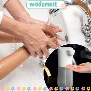 Wisdomest เครื่องจ่ายสบู่เหลว แบบติดผนัง ชาร์จอัตโนมัติ