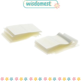 Wisdomest แถบหดความร้อน PVC 4.3*1.57 นิ้ว 11*4 ซม. สําหรับขวดโหลเครื่องสําอาง กระปุกโลหะ 400 ชิ้น