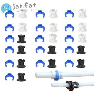 Janfat อะไหล่คลิปหนีบท่อฮีทซิงค์ V6 โลหะ ทนทาน 4 มม. 6 มม. สําหรับเครื่องพิมพ์ 16 ชุด