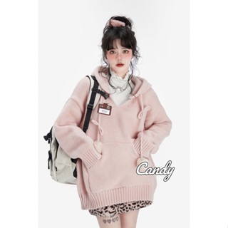 Candy Kids  เสื้อแฟชั่นผู้หญิง เสื้อแขนยาว คลุม ไหมพรม ครอปเสื้อแขนยาว  Unique Beautiful สวย สวยงาม WMY23907D0 36Z230909