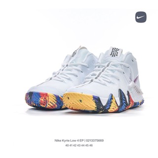 N_ike zoom Kyrie 4 Owen 4 รองเท้าบาสเก็ตบอล สีพื้น สําหรับผู้ชาย